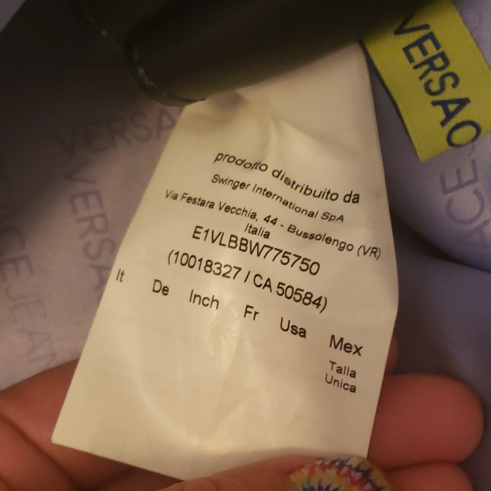 Authentic Versace Blue Handbag - image 5